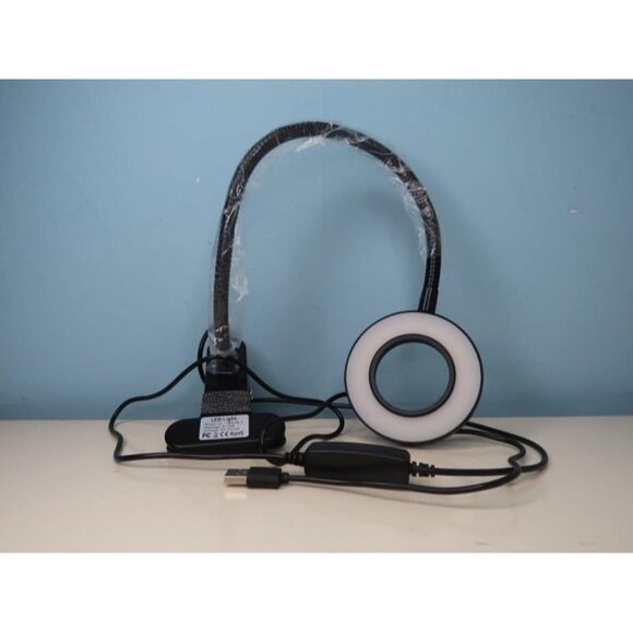 New Desk Light Clip on Ring Light, 56 LEDs Desk Lamp for Home Office, 3 Modes - Picture 1 of 2